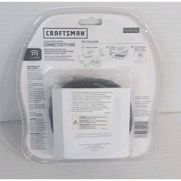 Craftsman 954900 Smart Connectivity Hub Garage Door Opener Control New Sealed - Picture 2 of 2